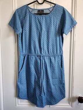 United By Blue Denim Patterned Dress - Size Small
